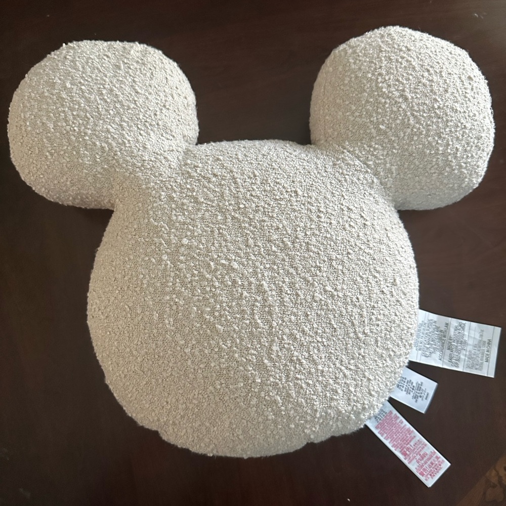 Mickey Mouse Ears Throw Pillow